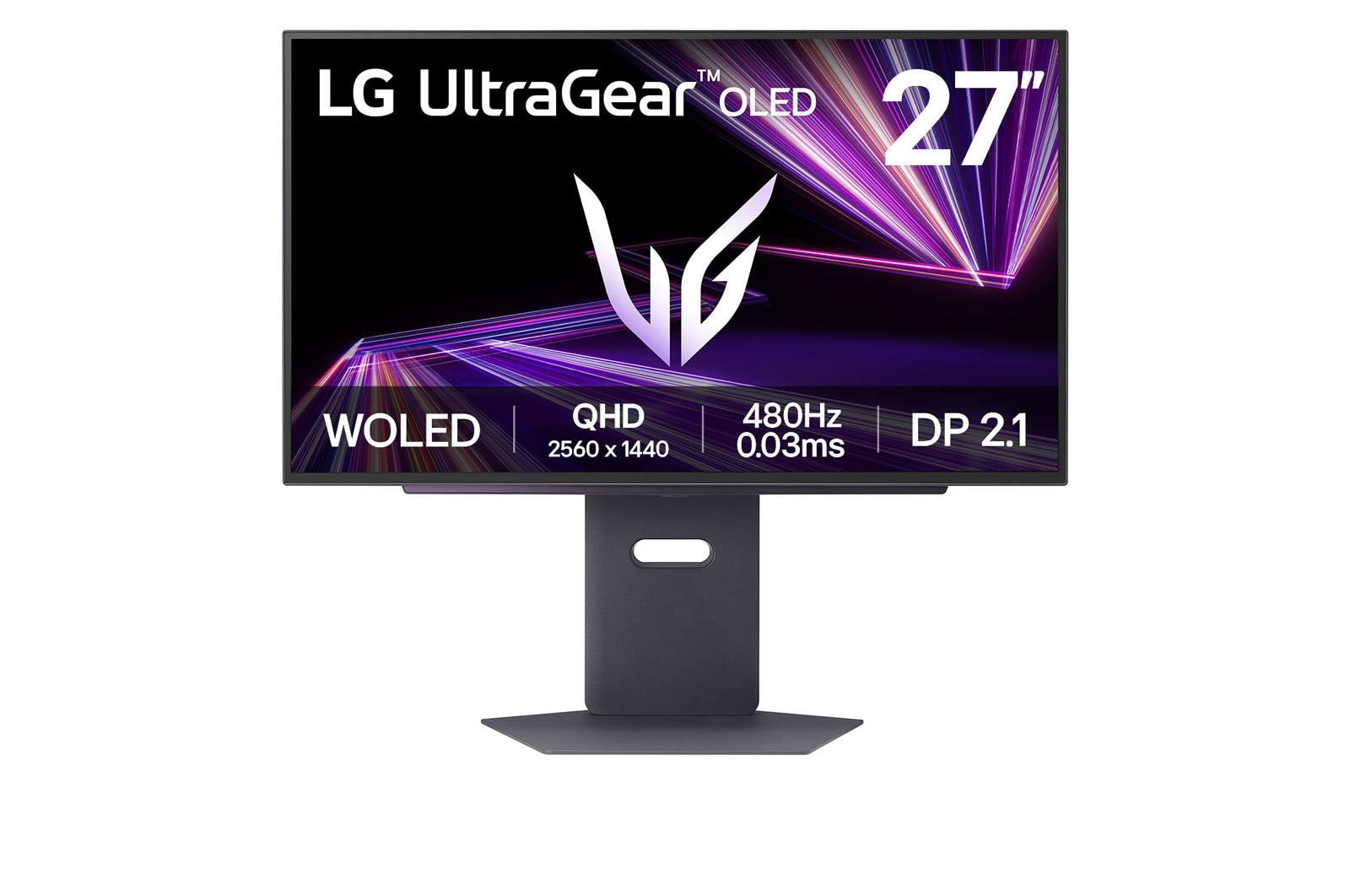 LG 27'' 27GX790A-B - UltraGear™ OLED 480Hz, 0.03ms Gaming Monitor DP, HDMI, USB