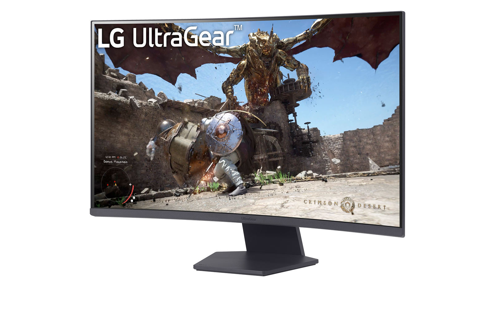 LG 32" 32GS60QC-B.AMAQ Curve QHD Monitor VA panel 180Hz- DP,HDMI