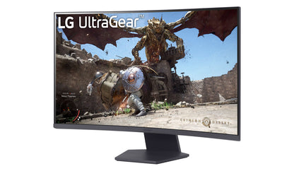 LG 32" 32GS60QC-B.AMAQ Curve QHD Monitor VA panel 180Hz- DP,HDMI