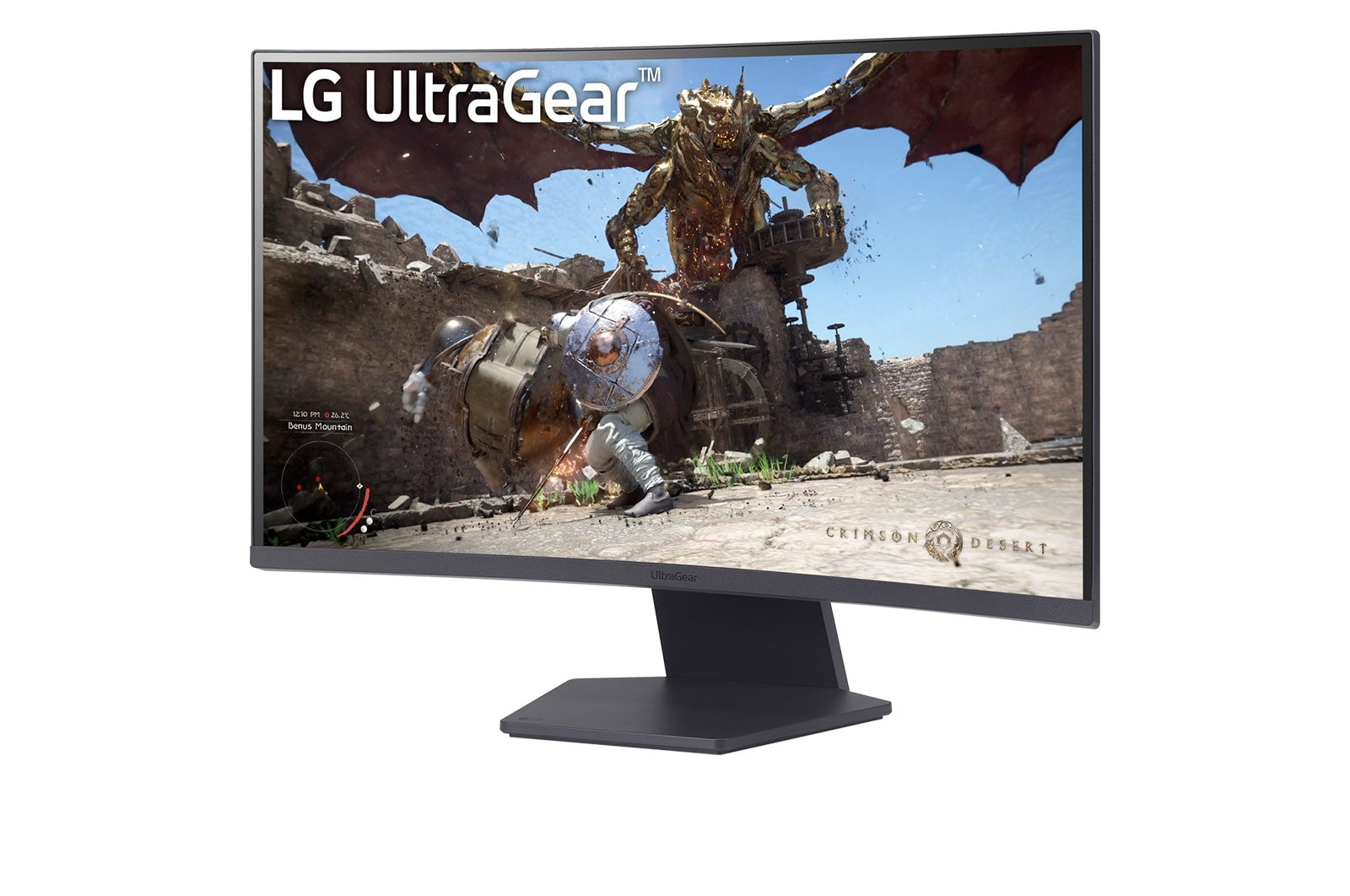 LG 27" 27GS60QC-B Curve QHD Monitor VA panel 180Hz- DP,HDMI