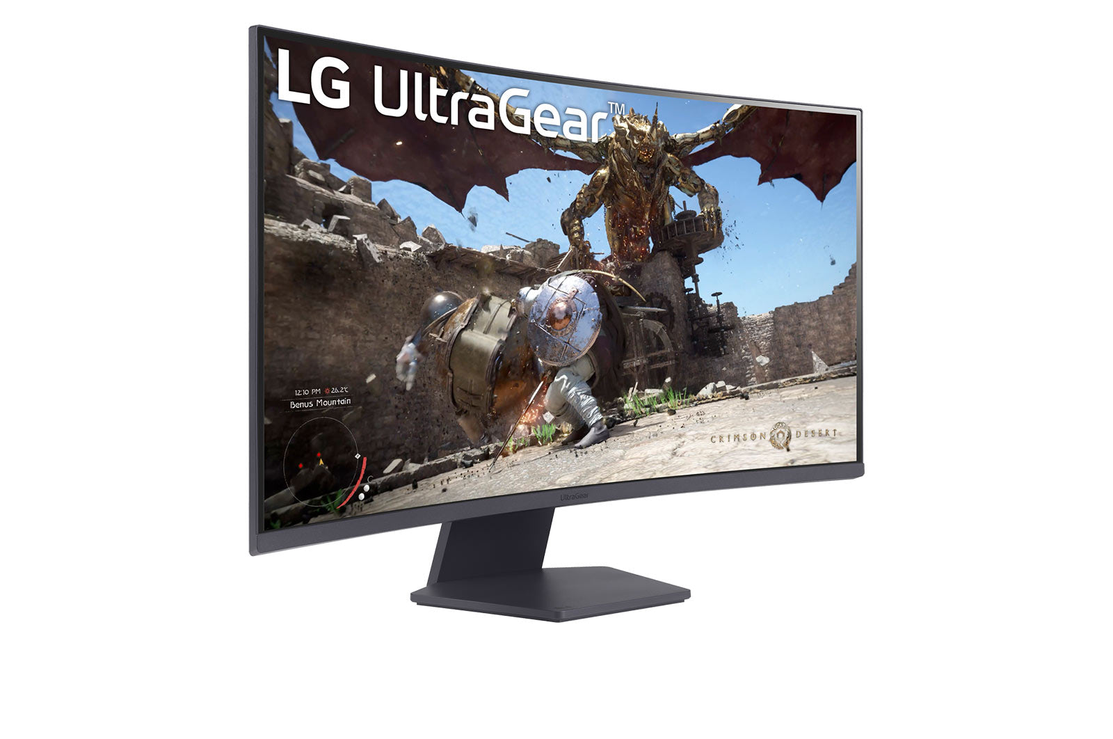 LG 32" 32GS60QC-B.AMAQ Curve QHD Monitor VA panel 180Hz- DP,HDMI