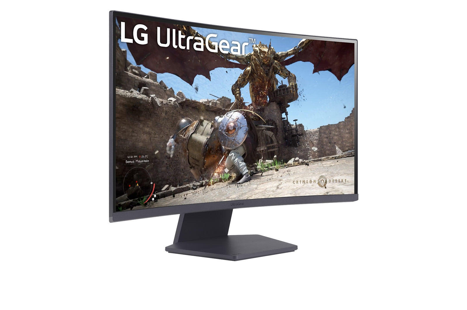 LG 27" 27GS60QC-B Curve QHD Monitor VA panel 180Hz- DP,HDMI