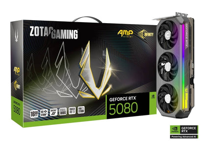 ZOTAC GAMING GeForce RTX 5080 AMP Extreme INFINITY 16GB GDDR7